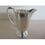 A silver hallmarked jug of Art Deco form Birmingham 1937/38 - approx weight 4.