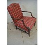 A 19th Century mahogany armchair