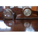 Two 20th Century striking mantle clocks - both working