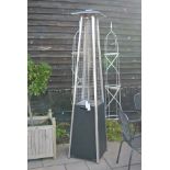 An ex display Leisuregrow Pyramid patio heater