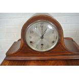 A 20th Century top hate mantle clock with a three train movement - in working order