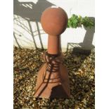 A terracota roof finial - 60cm tall