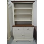 A good quality shaker style dresser/cupboard bookcase - as new