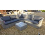 A Bramblecrest Allegra Deluxe modular sofa with a coffee table/footstool