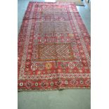 A hand knotted Persian Gochan rug - 2.70m x 1.