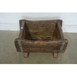 An Antique Elm Trug - would make an ideal log or storage box