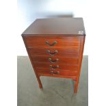 A Victorian five drawer filing cabinet in very good condition - 83cm x 50cm - good condition,