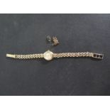 A Ladies 9ct Yellow Gold Cased Accurist Wristwatch,