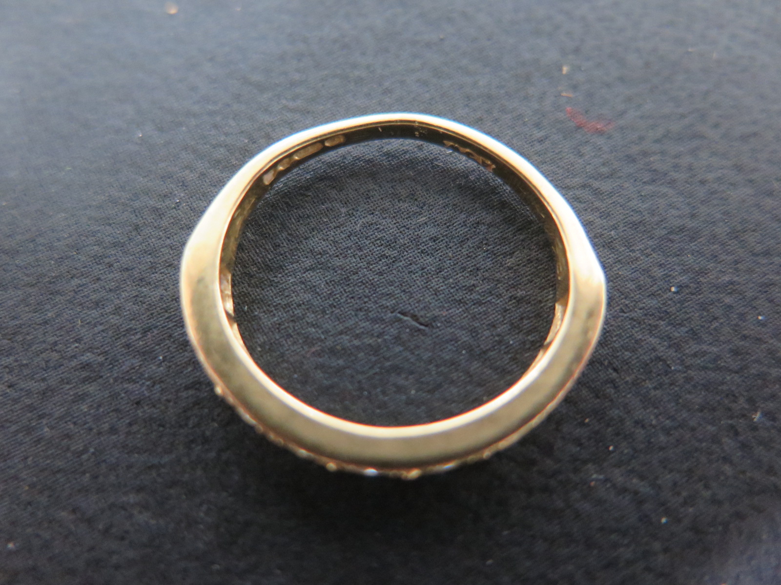 An 18ct Gold Modern Diamond Half Eternity Ring, 9 stones, round brilliant, Colour G/H, - Image 2 of 3