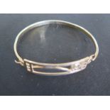 A 9ct Yellow Gold Bracelet - approx 9.4 grams - good condition - light usage wear - approx 9.