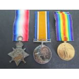 A World War One Trio consisting Mons Star 1914/18 War Medal and Victory Medal awarded to Staff