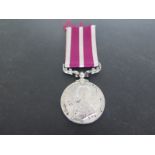 A George V Meritorious Service Medal awarded to PS-8230 Pte - A. Sjt - E. Lunt R.