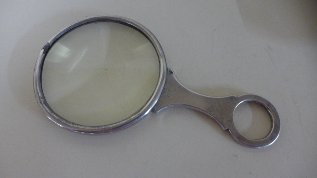 A silver magnifier, Chester 1911,