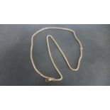 A 9ct Yellow Gold Chain - approx 80 cm in length - 22.
