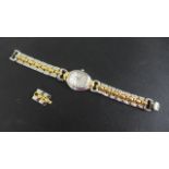 A Audemars Piguet Ladies bi-metal Audemarine Quartz Bracelet Wristwatch - D21568,