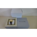 A Christian Dior Ladies Quartz Wristwatch with camouflage strap and box - some wear to box and