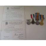 A World War I Trio consisting 1914-15 Star, a 1914-18 War Medal,