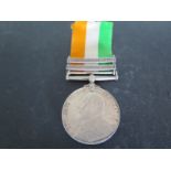 An Edward VII South Africa Medal with two clasps, South Africa 1901,