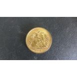 George V Gold Half Sovereign dated 1914