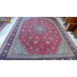 A Hand Knotted Sarough Rug, 4.00m x 2.96m