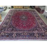 A Hand Knotted Meshed Rug, 3.85m x 3.02m