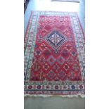 A Hand Knotted Meimeh Rug, 2.05m x 1.32m