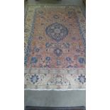 A Hand Knotted Tabriz Rug, 2.96m x 2.06m - fading to one end