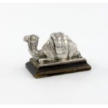 The Worshipful Company of Grocers, an Edwardian silver box modelled as a camel, maker's mark over-