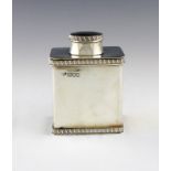 An Edwardian silver tea caddy, by the Goldsmiths and Silversmiths Company, London 1901,