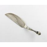 By Georg Jensen, a Danish silver crumb scoop, design no. 155, circa 1915-1919, the handle with
