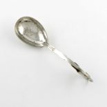 By Georg Jensen, a Danish silver Leaf and Berry sifting spoon, design no.141, assay date 1926, assay