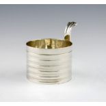 A George III silver cream pail, by Charles Clark, London circa 1768, circular form, with banded