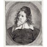 After Sir Anthony Van Dyck Portrait of Inigo Jones (1573-1652) Pen, ink and wash 14.5 x 12cm; 5¾ x