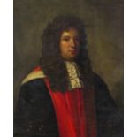 English School c. 1725-30 Portrait of Dr Cudworth Johnstone Oil on canvas 76 x 63.5cm; 30 x 25in