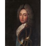 Attributed to John Astley (1724-1787) Portrait of a gentleman wearing armour Oil on canvas 36 x