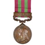 An India Medal 1895-1902 to Jemadar Munisawmy, Madras Commisariat and Transport Department,