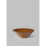 A CHINESE JIANYAO PERSIMMON-GLAZED BOWL SONG DYNASTY 960-1279 AD The short conical body with a