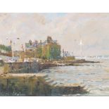 ‡ Grenville Cottingham (1943-2007) The Royal Yacht Squadron, Isle of Wight Signed Oil on board 20