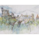 ‡ Linda Kitson (b.1945) Views of Windsor A pair, both signed and titled Windsor Both pastel on paper