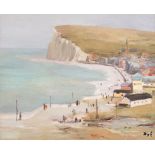 ‡ Marcel Dyf (French 1899-1985) Les Falaises Normandes, Veules-les-Roses Signed Oil on canvas 38.5 x