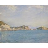 Edgar Thomas Wood (1860-1935) Pozzuoli, Naples Signed, titled and dated 1920 Oil on canvas-board