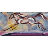 ‡ Terry Barron Kirkwood (20/21st Century) Silver Grey; Horse sketch Two, both signed with