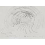 ‡ Cyril Edward Power (1872-1951) Drawing of Charing Cross Station, Inscribed Charing X Station,