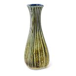 A Martin Brothers stoneware gourd vase by Robert Wallace Martin, tapering square section with