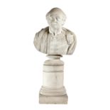 Robert Physick (1815/16-1882). A 19th century carved marble bust of General Sir Lewis Grant,