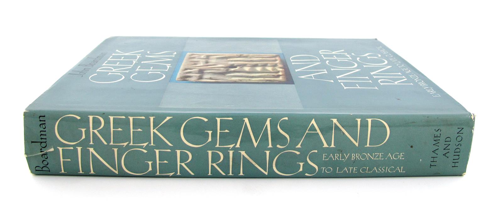 BOARDMAN, J., Greek Gems and Finger Rings: Early Bronze Age to Late Classical. London: Thames and