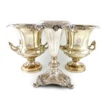 A pair of early 19th century old Sheffield plated wine coolers, by Watson and Co, circa 1830,