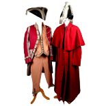 The Right Honourable Earl Spencer: five sets of household footman's livery uniforms, each comprising