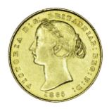 Australia: gold sovereign, 1865, young head with oak leaves, Sydney Mint (KM 4; F 10). Some