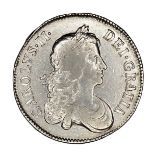 Charles II, silver crown, 1671, edge Vicesimo Tertio, second bust (S 3357), near very fine.